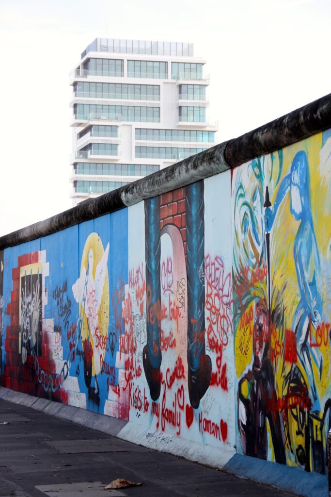 Berlijnse Muur - East Side Gallery in de wijk Kreuzberg