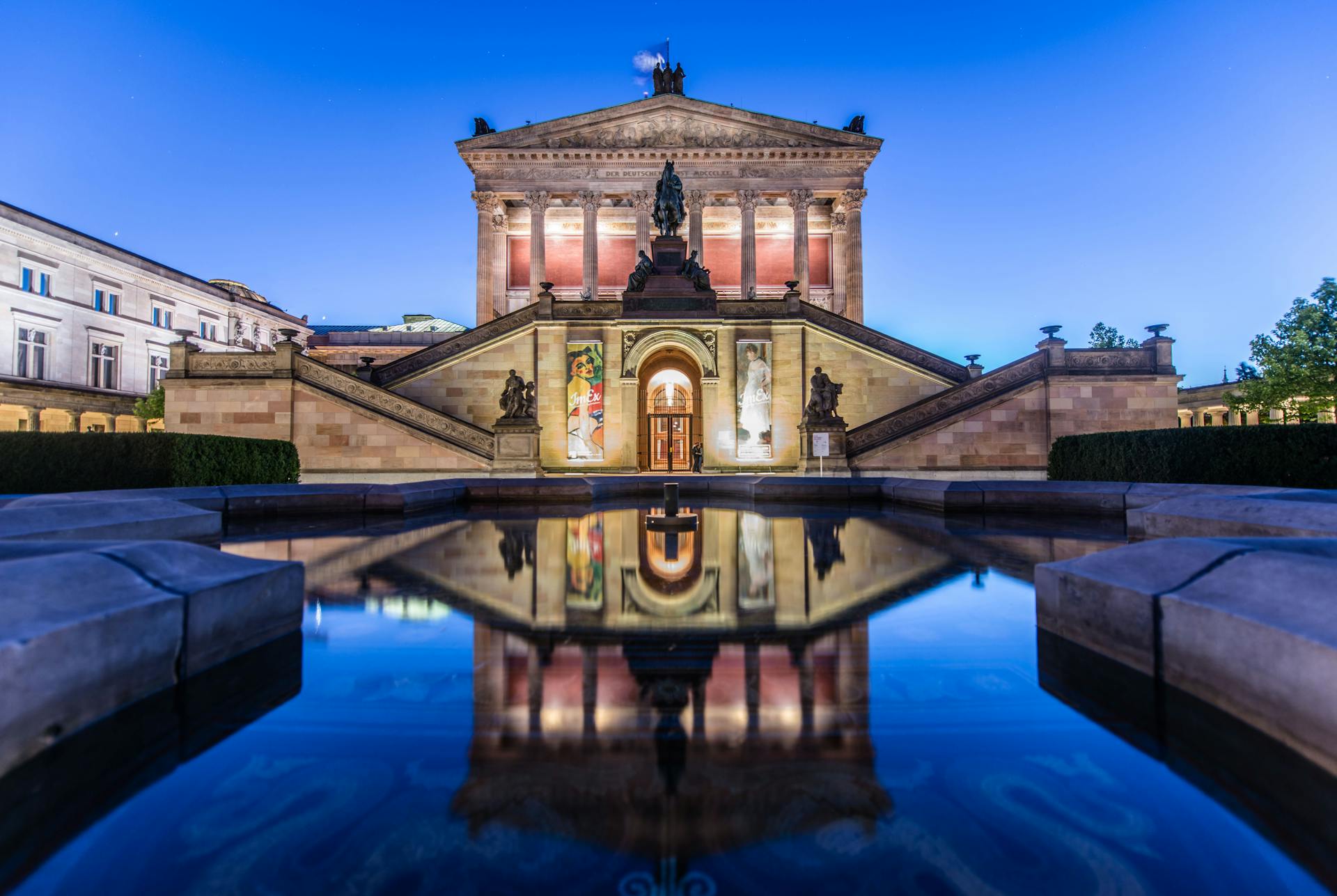 Alte Nationalgalerie in Berlijn op het Museuminsel