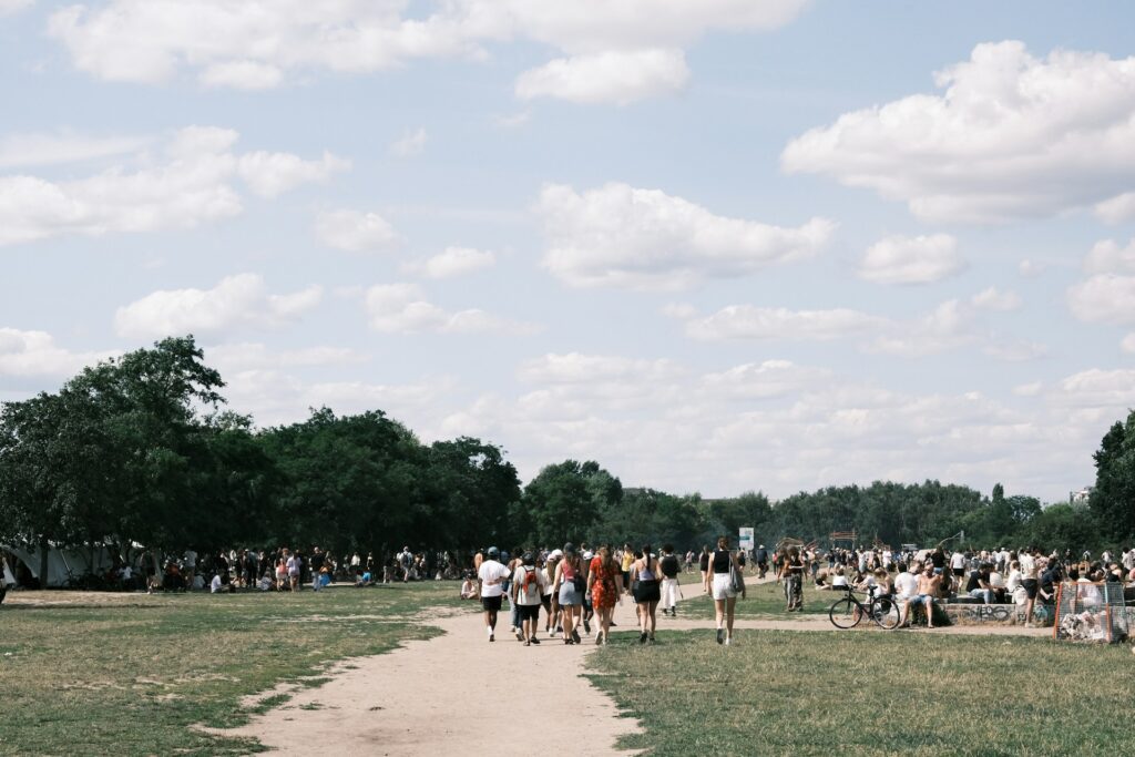 Mauerpark in Berlijn