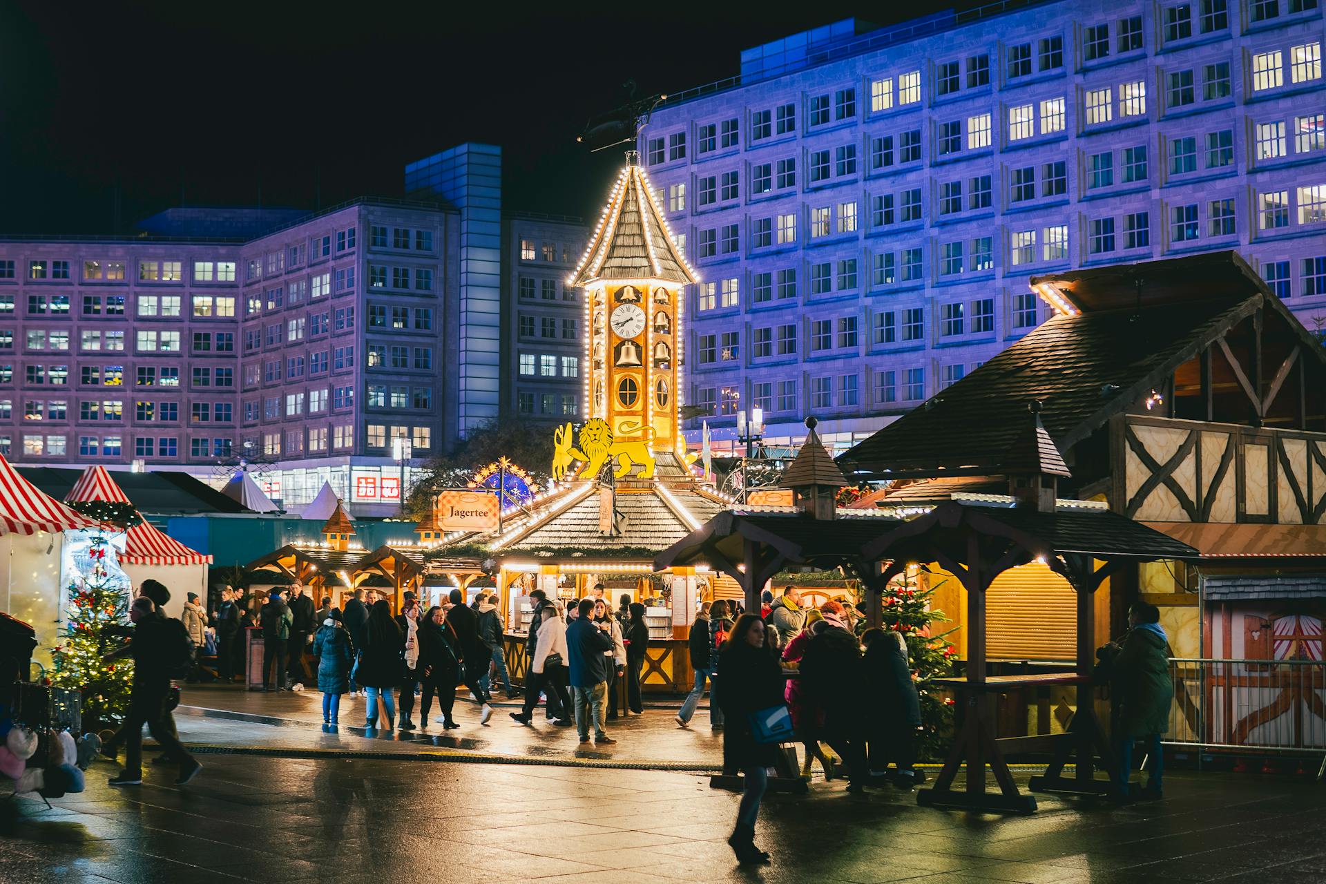 Kerstmarkt op Alexanderplatz