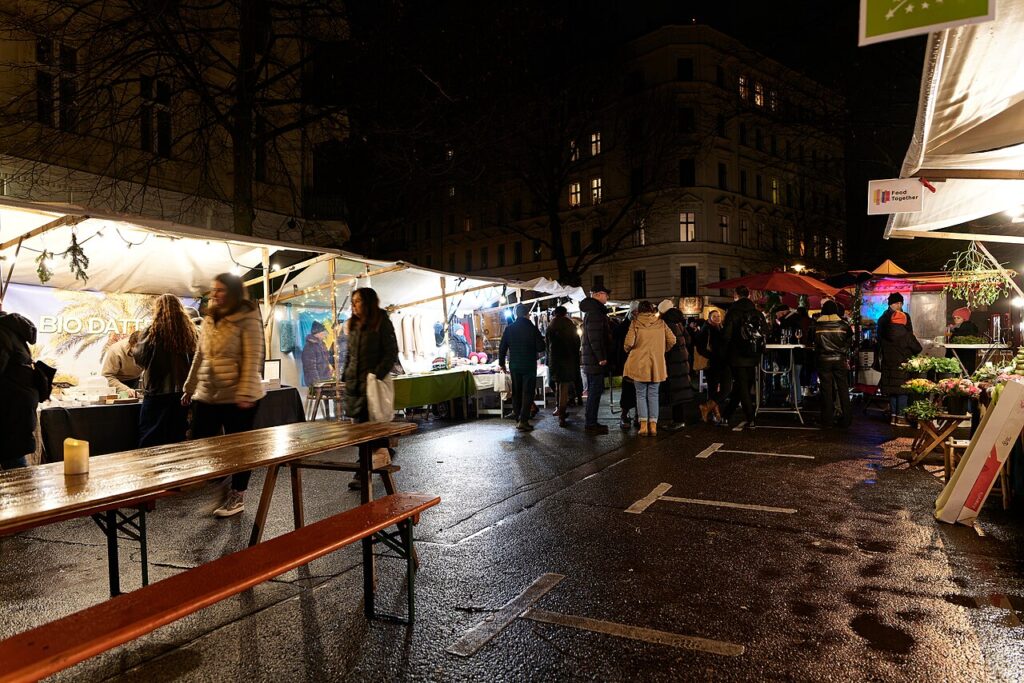 Kerstmarkt op Kollwitzplatz