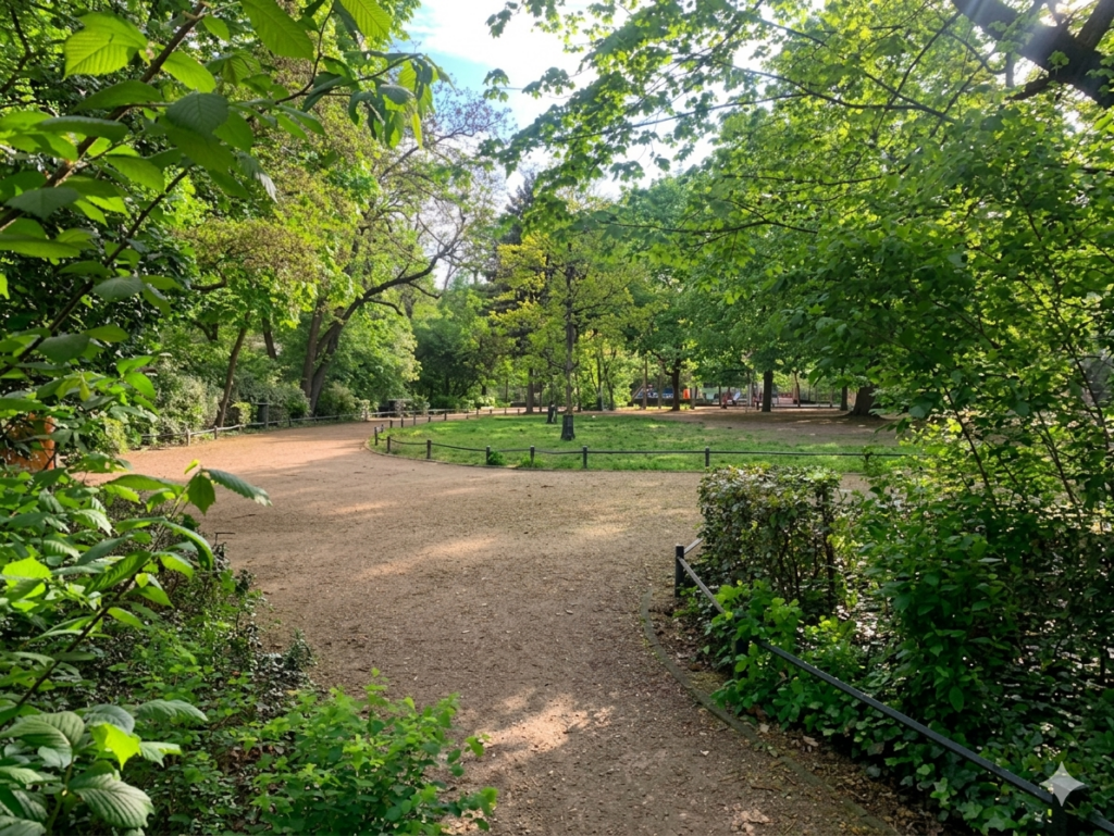 Park bij Kollwitzplatz