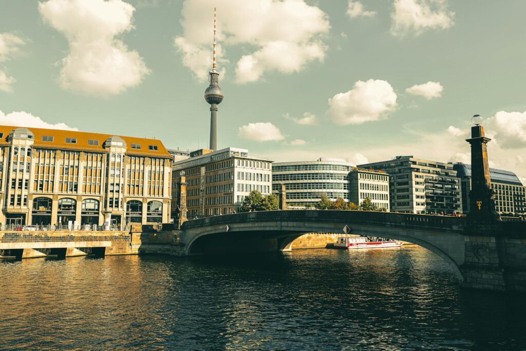 Uitzicht op de Fernsehturm